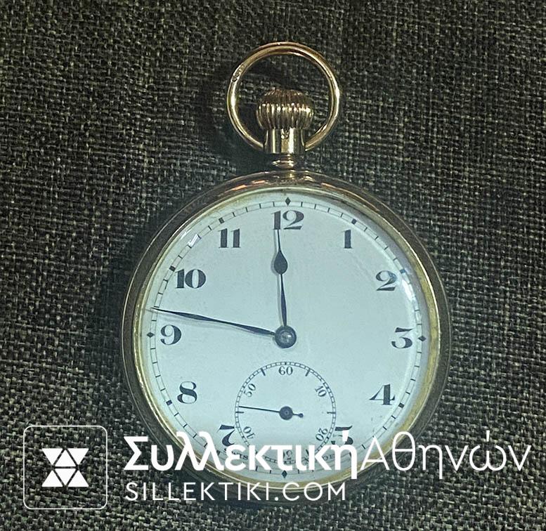 Ολόχρυσο Ρολόι Τσέπης 50 χιλιοστά